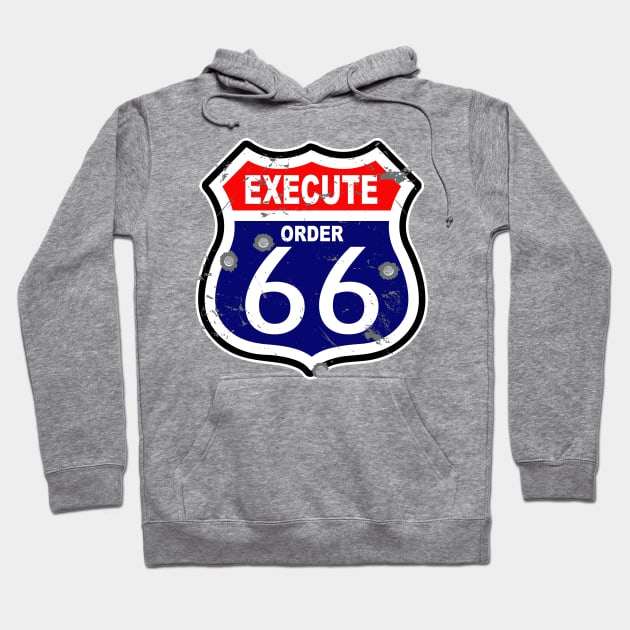 Route 66 parody Hoodie by Illustratorator